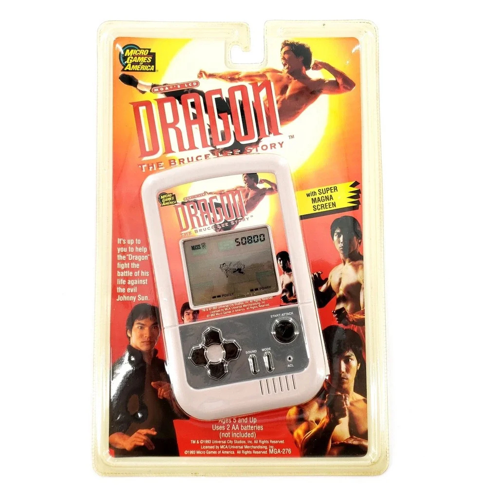 Dragon The Bruce Lee Story Electronic Handheld MGA Micro Games of America New